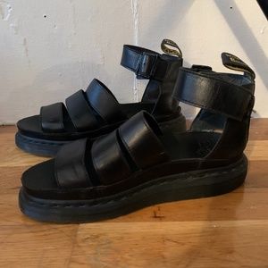 Dr Martens Black Sandal